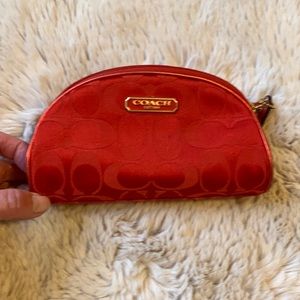 COACH clutch, travel makeup bag